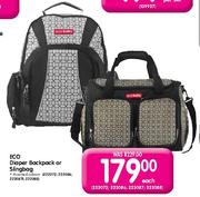 ECO Diaper Backpack Or Slingbag-Each