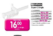 Rufflette Super C Single-2.5m