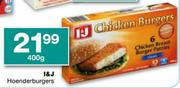 I & J Hoenderburgers - 400gm