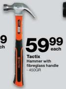 Tactix Hammer With Fibreglass Handle-450GR