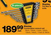 Stanley Combination Wrench Set