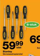 Stanley Skroewedraaierstel-6 Stuk