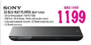 Sony 3D Blu-Ray Player