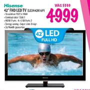 Hisense FHD LED TV-42"