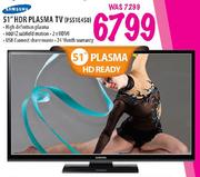 Samsung HDR Plasma TV-51"