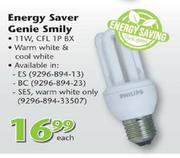 Philips Energy Saver Genie Smily-Each