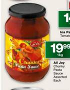 All Joy Chunky Pasta Sauce Assorted Each-1kg