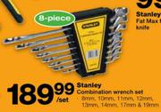 Stanley Combination Wrench Set-8 Piece Per Set