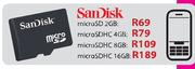 SanDisk MicroSDHC-4GB