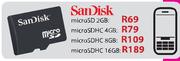 SanDisk MicroSD-2GB