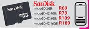 SanDisk MicroSDHC-16GB