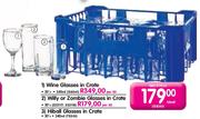 Wine Glasses In Crate-30's