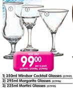 295ml Margarita Glasses-Per 6 Pack
