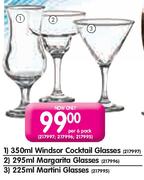350ml Windsor Cocktail Glasses-Per 6 Pack