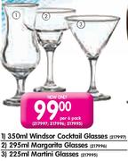 225ml Martini Glasses-Per 6 Pack