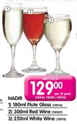 180ml Nadir Flute Glass-Per 12 Pack
