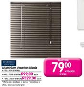 Finishing Touches Aluminium Venetian Blinds-600x1000mm