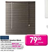Finishing Touches Aluminium Venetian Blinds-470x900mm