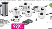 Tissou 16 Piece Stainless Steel CookWare Set