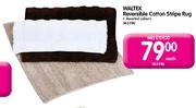 Waltex Reversible Cotton Stripe Rug-Each