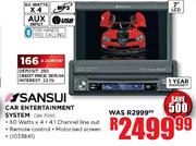 Sansui Car Entertainment System-CAV 700D