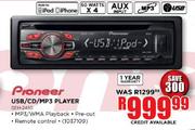 Pioneer USB/CD/MP3 Player-DEH2450