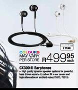 Sennheiser Earphones(CX300-II)
