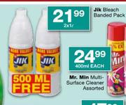 Jik Bleach Banded Pack-2 x 1 Ltr