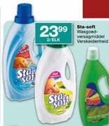 Sta-Soft Wasgoedversagmiddel Verskeidenheid-2 Ltr elk