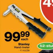 Stanley Hand Riveter