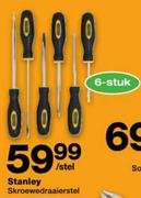 Stanley Skroewedraaierstel-6 Stuk