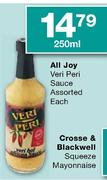 All Joy Veri Peri Sauce Assorted-250ml Each