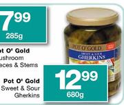 Pot O' Gold Sweet & Sour Gherkins-680g