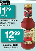Gourmet Gold Tomato Sauce-800ml