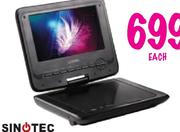 Sinotec Portable DVD Player-7"
