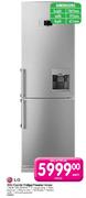 LG Combi Fridge/Freezer Innox-315ltr
