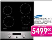 Samsung Oven And Ceran Top Hob Set