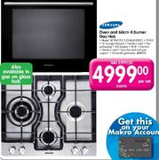 Samsung Oven And 4 Burner Gas Hob-60cm