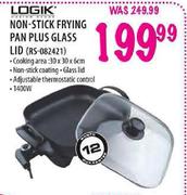 Logik Non-Stick Frying Pan Plus Glass Lid