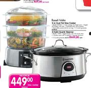Russell Hobbs Dual Pot Slow Cooker-6Ltr