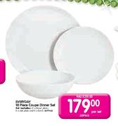 Everyday 18 Piece Coupe Dinner Set-Per Set