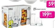 Libbey 16 Piece Swerve Tumbler Set-Per Set
