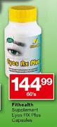 Fithealth Supplement Eyes RX Plus Capsules-60's