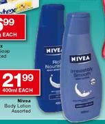 Nivea Body Lotion Assorted-400ml Each