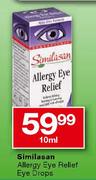 Similasan Allergy Eye Relief Eye Drops-10ml