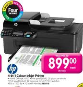 HP 4-in-1 Colour Inkjet Printer (Officejet J4500)