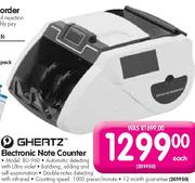 Ghertz Electronic Note Counter (BU-960)