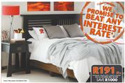 Fusion 3 Piece Queen Size Bedroom Suite