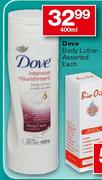Dove Body Lotion Assorted-400ml Each