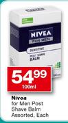Nivea For Men Post Shave Balm Assorted-100ml 
